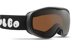 Julbo Spot - Maschera da Sci Unisex, 3-6 Anni, Colore: Nero