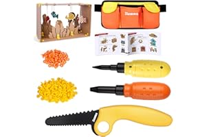 ZLemma Cardboard Construction Tool Kit -Educational Toys for at-Home Play + Classroom Learning | Reusable Cardboard Tools for Kids (ZL030ES)