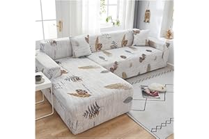 UYEOCO Sofa Covers Copridivano Elasticizzato 1/2/3/4 Posti, Copridivano con Penisola Destra/Sinistra, (Fodera per Divano Forma di L ne servono Due) (Color : C, Size : 3 posti (190-230cm))