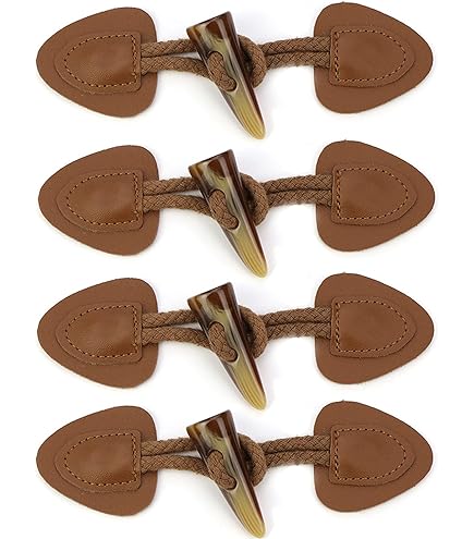 QUARKZMAN 38 X 10mm Boutons à Bascule X 10 Pièces En Plastique Réglable Pour Imperméable, Manteau Et Sac à Dos, [Blanc