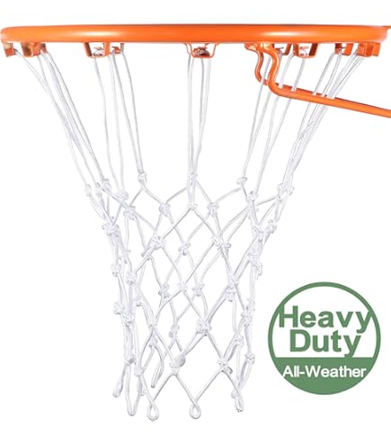 Canestro Da Basket A Muro GOPLUS - Anello In Ferro Con Rete PE Per Adulti E Bambini, Facile Montaggio