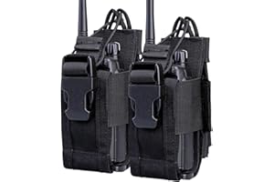 KEESIN Custodia per radio bidirezionale regolabile in nylon per walkie talkie