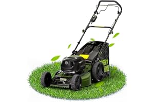 Green Machine 62V tagliaerba a Batteria, 46cm 60L Autopropulso con Cesto Tagliaerba Elettrico (SOLO STRUMENTO) con LED, Senza Spazzole, SENZA Batteria e Caricatore