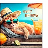 Edition Seidel Premium Square Birthday Card With Envelope Greeting Happy Birthday For Him Or Her Male Female Girl Boy Children Kids Teens Friend - View #9