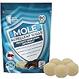 Mole Repellent Balls - Pack of 5 - Effective Mole Deterrent for Gardens UK - Natural Mole Traps for Garden Pests - Easy to Use Mole Repeller for Outdoors - Prevents Damage to Lawns & Gardens