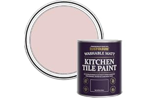 Rust-Oleum Pink water resistant Kitchen Tile Paint in Matt Finish - Pink Champagne 750ml