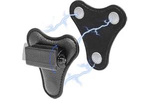 SRIKEKL Body Camera Mount, Universal Magnetic Suction Back Clip with 6pcs Strong Magnets Fit for All Models Body Cam, Police Body Camera Magnet Mount Support 45° Angle Adjustable, Stick to Clothes