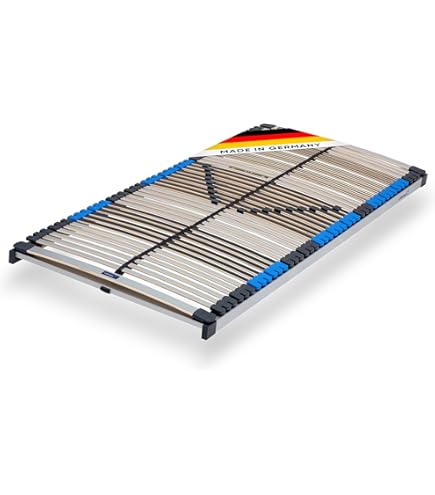 CubeSleep 7-zone lattenbodem Plus KF plaatveren/latten 90x200cm | hoofd- en voeteneinde verstelbaar | gemonteerd (90 x 200 cm