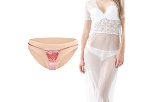 Minaky Silikon Höschen Crossdresser Silikon Hip Lift Butt Enhancer Boxershorts Herren mit Katheter Einsätze für Drag Queens Transgender