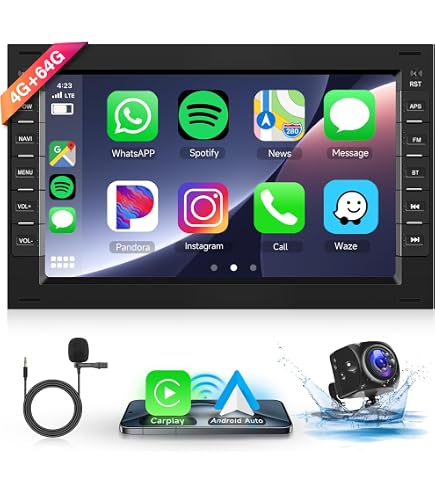 Autoradio Android 13 Pour VW Touareg 2004-2011 / Transporter T5 - CarPlay/Android Auto Sans Fil, GPS, Caméra De Recul - 10