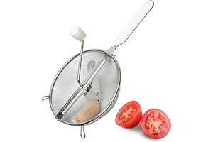 Westmark Moulin à Légumes/Presse Purées, Diamètre : 20 cm, Acier Inoxydable/Plastique, Standard, Argenté/blanc, 11972270