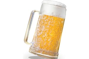 BONY ELITE QUALITY PRODUCTS & THE BEST RATE Jarra de Cerveza Falsa Enfriadora Bonyelite - 340ml - Doble Pared Aislante - Regalo Creativo - Accesorio para Cerveza Tricky - Ideal para Bromas y Bebidas Frescas - 15.5 cm (340 ml)