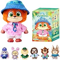 MINISO Disney Zootopia City Residents Series Vinyl Plush Keychain