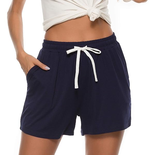 Short De Nuit Femme Dégradé Bleu/jaune - 97% Polyester, 3% élasthanne, Avec Poches, Taille élastique - 5