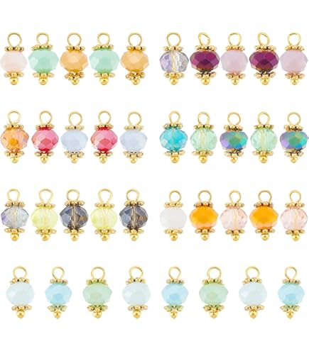 Hobbspring 40 Stück Davidstern Anhänger - 18K Vergoldet, Edelstahl, 17mm Für Schmuck DIY