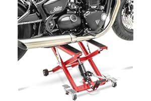 CONSTANDS Ponte Sollevatore Moto XL compatibile con moto custom Cric rosso CB14544