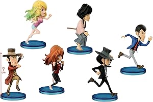 BANPRESTO Lupin the Third World Collectible figure ‡T whole set of 6