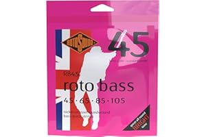 Rotosound RB45 Nickel Standard Light Gauge Roundwound Bass Strings (45 65 85 105)