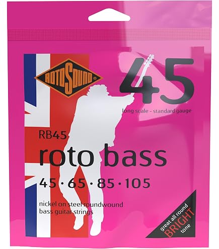 Cordes Pour Basse Rotosound SWING 66 - Set 4 Cordes Medium Scale 40-90, Acier Inoxydable - 6