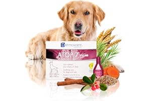 DERMOSCENT Gatos ATOP7 Spot ON Cani Gatti 20-40 kg, 3600 W, 1 Liter, 44 Decibel, Plastica, Non Si Applica