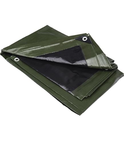 Bâche De Protection Universelle 8x12 M - Grammage 260 G/m², Résistante Déchirure Et UV, Avec œillets, Grise