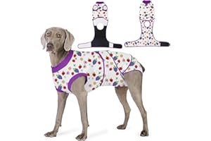 Abuandi Dog Recovery Suit After Surgery Professional Surgery Suit for Dogs for Castration of es and Hangovers, Dog Romper for Abdominal Wounds and Skin Diseases, Purple, XXL