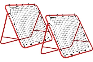 Jopassy Red de Rebote de fútbol para Rebote, Red de Rebote Plegable de fútbol para Entrenamiento, Deportes, Tubo de Metal/Tejido PE, Pared de Rebote de béisbol