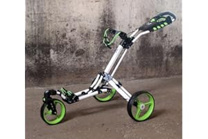 YORRX Golftrolley SL Pro 7 HAMMA Plus, Golfwagen mit innovativem 360° Spin Vorderrad (frei 360° gelagert), Aktion: inkl. Regenschirmhalter & Tees