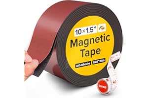X-BET MAGNET Cinta Magnética - Imán Flexible - Banda Imantada 3,8 cm x 3 m - Imán Autoadhesivo con Adhesivo Fuerte - Rollo Magnético - Imán Flexible Adhesivo