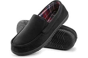 RockDove Chausson Mocassin Doublé en Flanelle pour Hommes