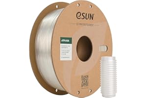 eSUN TPU 95A Filament 1,75 mm, Elastyczny Termoplastyczny Poliuretan (TPU), Dokładność Pomiaru +/- 0,05 mm, Szpula do Drukarki 3D w Opakowaniu Próżniowym, Naturalny