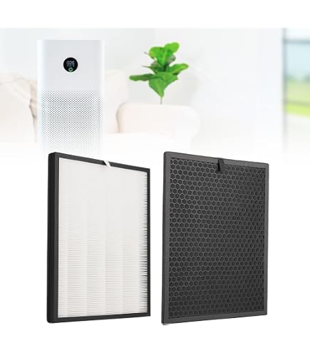 Zouhwaso Set Filtri Ricambio FY1410 Per Purificatori Philips Serie 1000 – 1 Carbone Attivo + 1 Prefiltro - 2