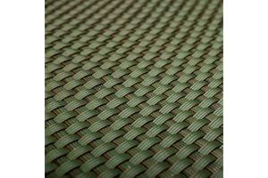 SIESTA GARDEN Frangivista per terrazze e balconi in polyrattan, verde, largo 0,9 m (a metraggio)