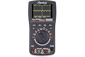 ABESTOP 2 in 1 Oszilloskop Multimeter Funktion Digitales Oszilloskop 1MHz Bandbreite 2.5Msps Abtastrate Digitales Oszilloskop Multimeter Triggermodus GS/WS Strom/Spannung Tester
