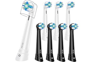 LOKOBATII 8 Pack iO Toothbrush Heads Compatible with Oral B iO 2/3/4/5/6/7/8/9/10 Series Electric Toothbrush,Gentle Cleaning iO Electric Toothbrush Heads for Teeth & Gum Protection