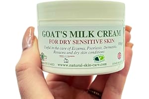 ELEGANCE NATURAL SKIN CARE Goat's Milk Moisturising Cream 100g Psoriasis Eczema Dry Skin Dermatitis