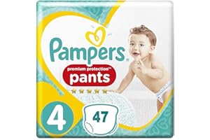 Premium Protection Pampers Pants Size 4 (9-15 kg) 47 Nappies