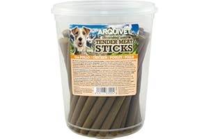 Arquivet Tender Meat Sticks Pollo, 500 g (Paquete de 1)