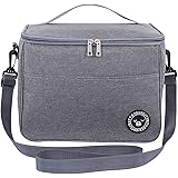 XIANGLONGY 8 Litri Zaino Termico Porta Pranzo, Foglio Addensato Ufficio Scuola, Picnic con Cinghie (8L)