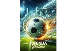 Agenda scolaire 2025-2026 Foot: 1 Jour Par Page | Organisateur et Planificateur Journalier pour Étudiants Collège, Lycée