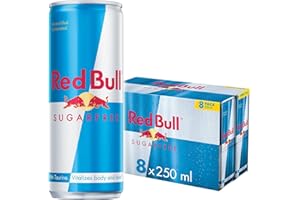 Red Bull Energy Drink Sugar Free 250 ml x8