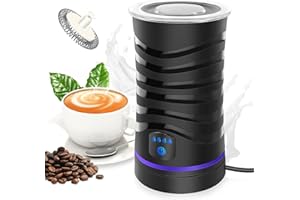 JAOSY Milk Frother, Milk Frother Electric, 4 in 1 Automatic Milk Frothers, 600ml Large Capacity Hot & Cold Milk Foamer, Silent Operation Milk Heater and Warmer for Coffee, Latte, Cappuccino, Chocolate