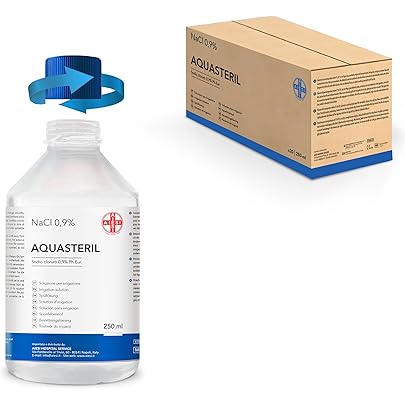 BABYLOU CARE | Siero Fisiologico Flacone 3x500 Ml | NaCl 0,9% | Prodotto In Francia | Lavaggio Delle Fosse Nasali | Igiene Del Naso | Per Irrigazione Esterna