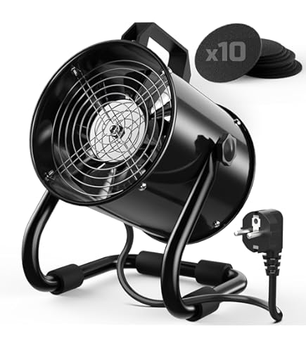 Mini Hotte Aspirante Portable - 3 Vitesses, Filtre Charbon, Silencieuse, Pour Cuisine, Camping