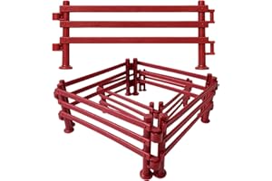 JAZRVR 80 schleich Zaun, Pferd Corral Fechten Zubehör Spielzeug, Kreatives Lernspielzeug Für Kinder 3-12 Jahre, Ideal Für Bauernhof-Szenen Und Micro-Landschaftsdekoration, 9x4x0,8 cm
