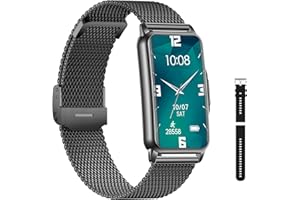 ECOSOON Smartwatch Donna, Orologio Smartwatch Donna Impermeabile IP68 Contapassi Polso Donna con Cardiofrequenzimetro, SpO2, Sonno, 123 Sportivo, Smart Band Orologio Fitness Donna per Android iOS