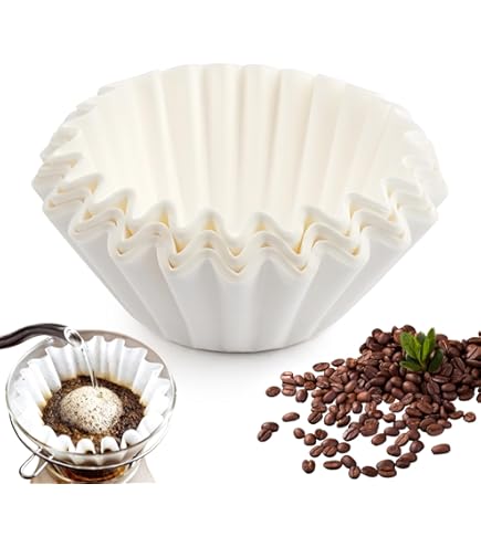 Filtri Caffè Americano Naturali - 100 Pezzi 45/155mm Per Macchine Da Caffè, Carta Non Sbiancata - Foto 11