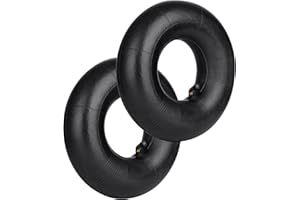 SOSALUK 2 tubi 3.00-4 per carrello, 260 x 85 cm, con TR87, tubo di gomma per carrello, tubo di ricambio, tubo interno per carrello, valvola angolare