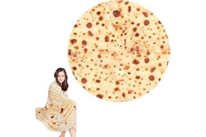 FainFun decken Tortilla Burrito Kuscheldecke, 180 * 180cm, Weiche Warme aus Flanell, für Baby und Familie