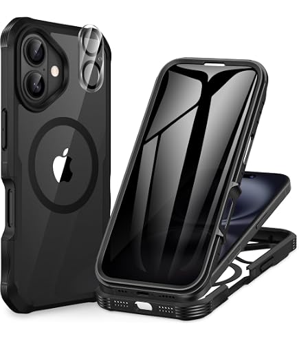 Cover 360° Per IPhone 15 Pro, Protezione Integrata Schermo, Silicone TPU E PC, Ultra Sottile, Viola